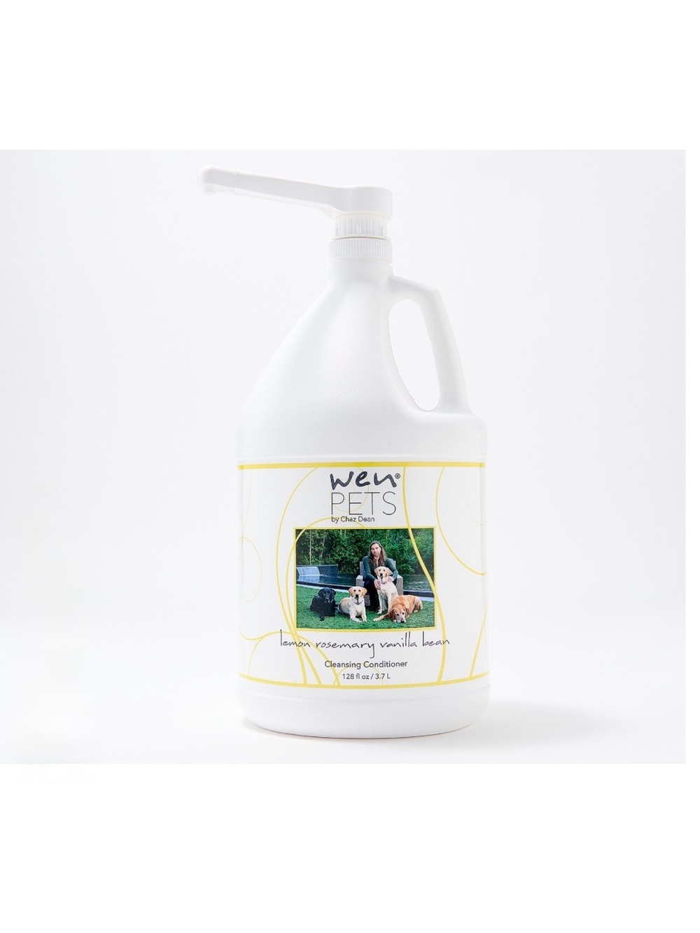 WEN by Chaz Dean Pets 1 Gallon Conditioning Cleanser - Lemon Rosemary NEW